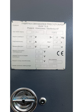 AVIA VMC 800. 03.09.23